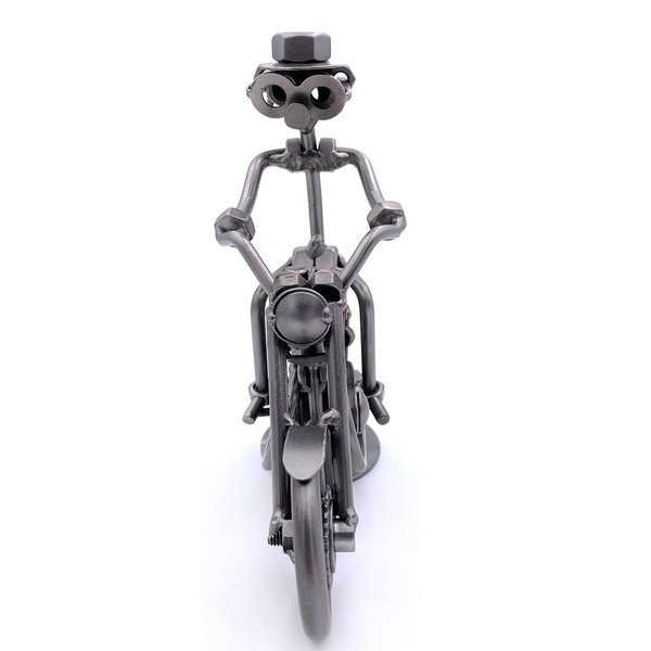 Metall-Figur „Motorradfahrer“