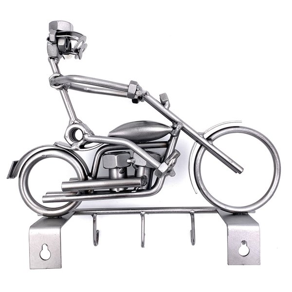Metall-Schlüsselbrett „Biker“