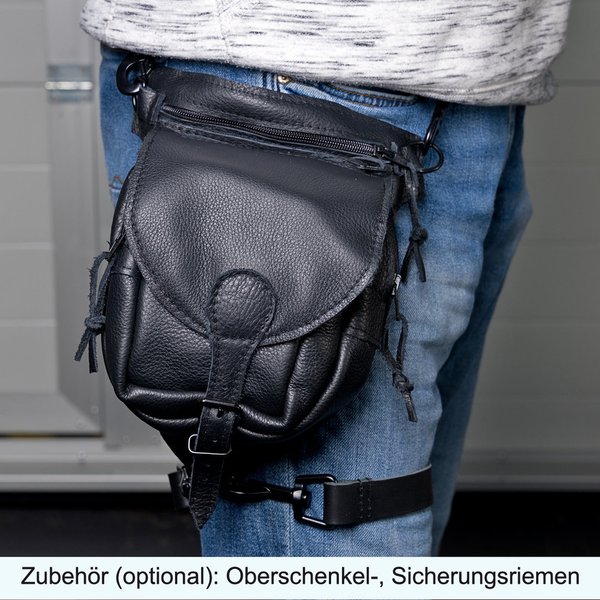 MAG. One „schmal“ - Multifunktionale Leder-Tanktasche